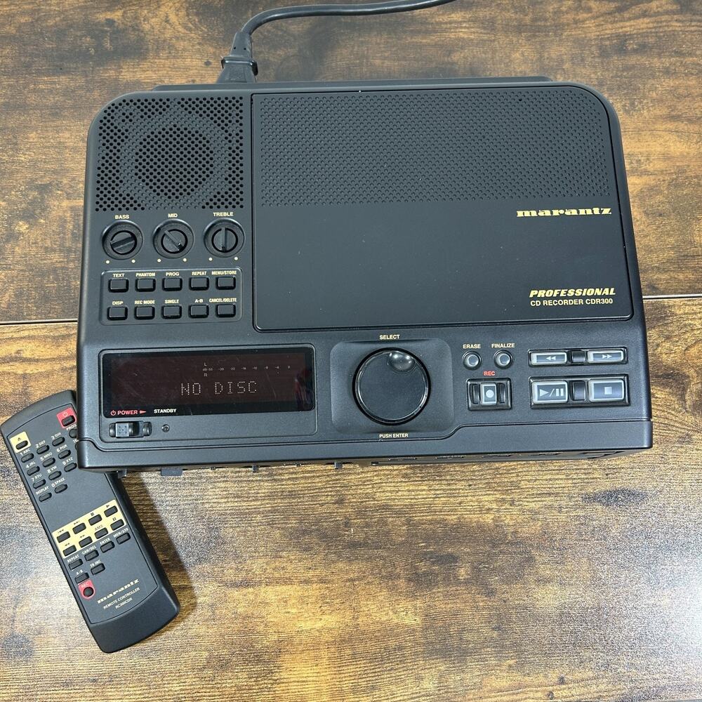 Marantz CDR-300 Portable CD Recorder with Remote